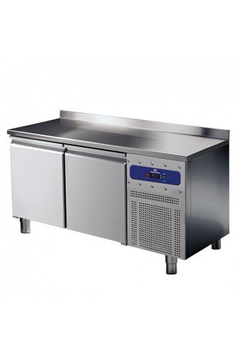 Tavolo freezer 600 mm 2 porte 430x325 mm con alzatina, -10°/-20°C