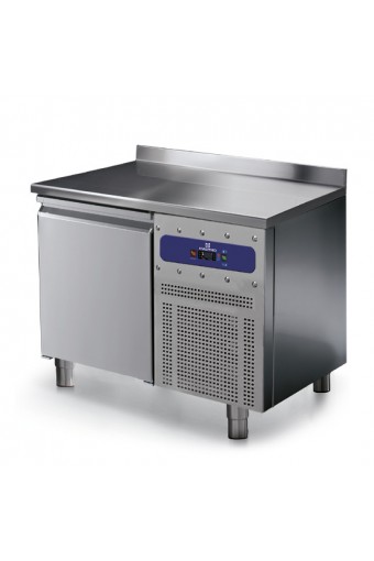 Tavolo freezer 1 porta GN 1/1 con alzatina, -10°/-20°C