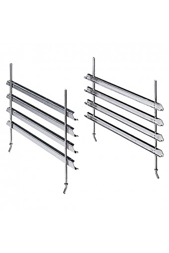 Coppia reggigriglie GN 1/1 per 6 griglie