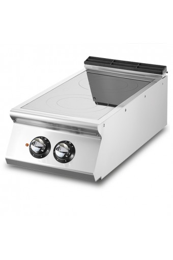 Cucina induzione da banco, 2 zone di cottura Ø 220 mm ciascuna 5,0 kW