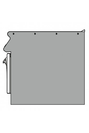 Pannello laterale per soluzioni contrapposte lato sinistra linea VS900