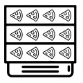 Banchi espositori  refrigerati  Pizzerie